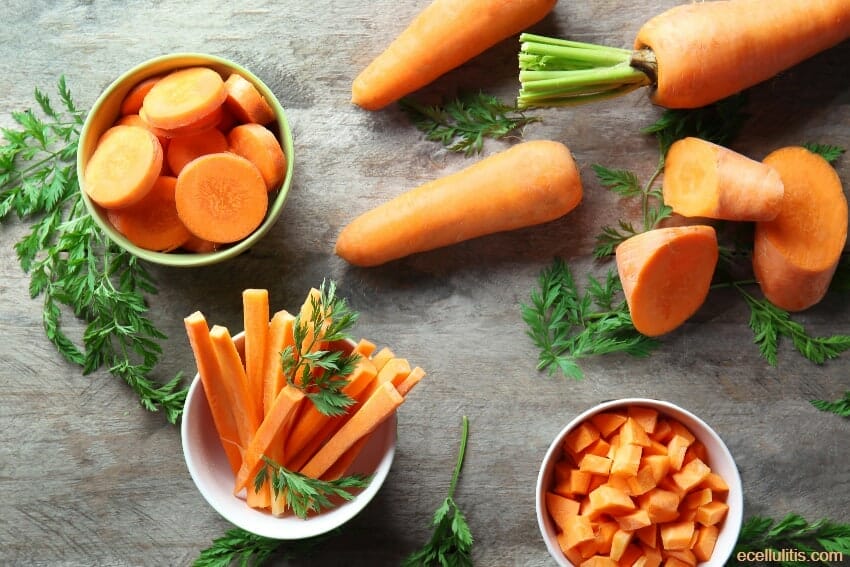Carrots: Vegetables for Skin’s Elasticity and Infections