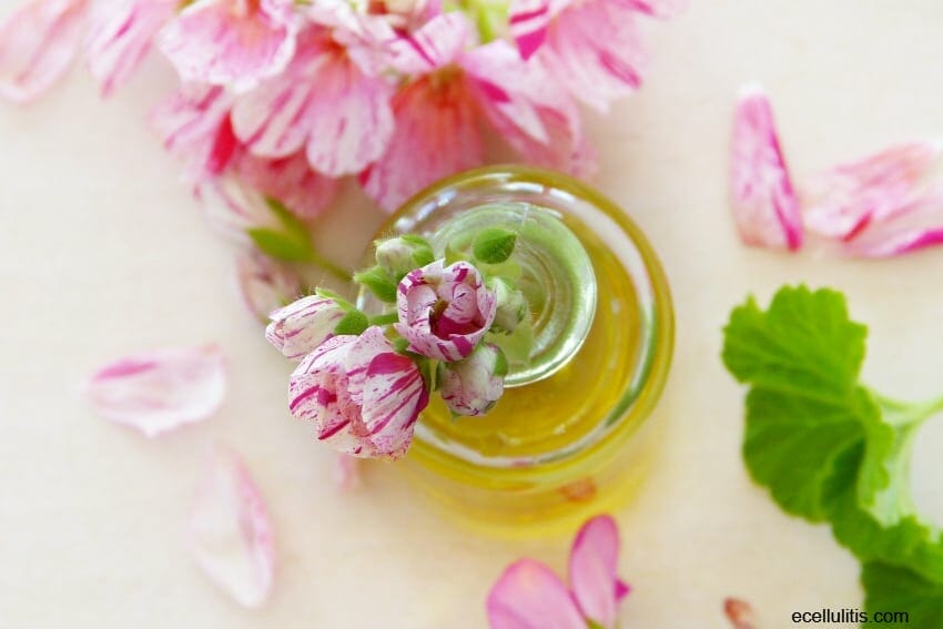 best hair oils - geranium essential oil