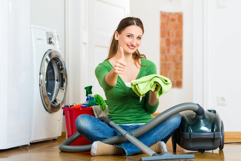 household cleaning with natural products