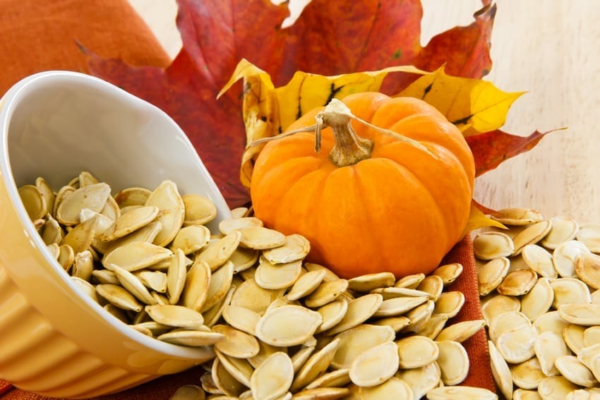 eat the food that can help you fight it - pumpkin seeds 