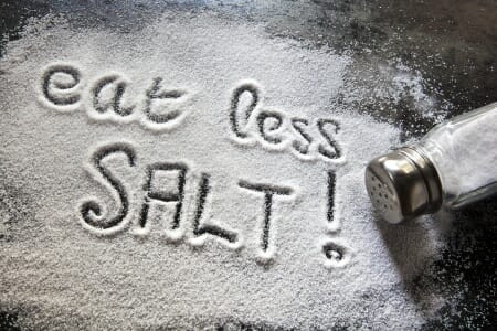 Salt influences the skin by affecting collagen